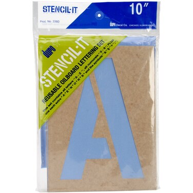 Duro 3360 Oil Board Stencil Pack 10 Brown
