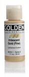 Golden Fluid Acrylic Paint 1 OunceIridescent Gold Fine