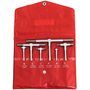 Anytime Tools Telescopic Cylinder Bore Gauge Set 6 Piece 516  6 High Precision Hardened Tips