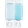 Better Living Products Clear Choice Shower Dispenser 2 Shampoo and Soap Dispenser 2 x 142 fl oz White 513 x 35 x 75