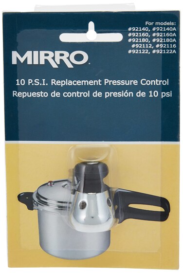 Mirro 92110 Stainless Steel Pressure Cooker and Canner Control 10PSI for Model 92140 92140A 92160 92160A 92180 92180A 92112 92116 92122 92122A