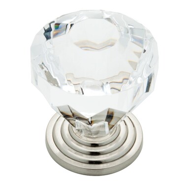 Franklin Brass P23944W116C Crystal Cabinet Hardware Knob Clear
