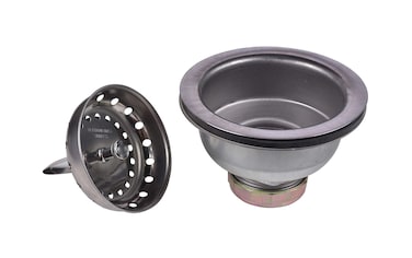 Oatey OAT14 Dearborn Brass Shallow Cup Basket Strainer with Shallow Locking Cup and Neoprene Stopper