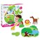 Edushape Magic Creations Jungle Fun  Baby Bath Foam Toys Foam Stickers  StickOn Removable Baby Foam Bath Toys for Toddlers 13  Imaginative Learning Bath Toys Foam Activity Play Set