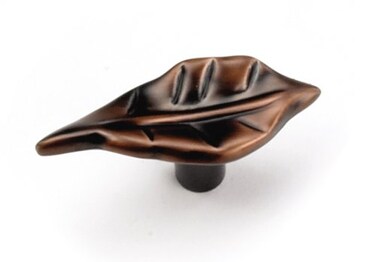 Laurey 24977 Cabinet Hardware 2Inch Leaf Knob Venetian Bronze