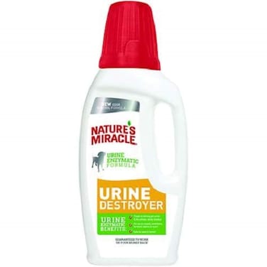 Natures Miracle Urine Destroyer for Dogs Light Fresh Scent Tough on Strong Dog Urine and The Yellow Sticky Residue