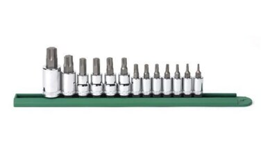 GEARWRENCH 13 Pc 14 38  12 Drive Torx Bit Socket Set  80723