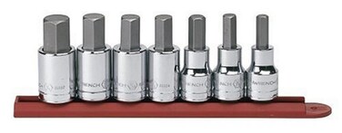 GEARWRENCH 7 Pc 12 Drive Hex Bit Socket Set SAE  80721