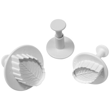 PME Plunger Cutters Veined Rose Leaf