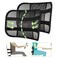 Lumbar Support with Breathable Mesh Layers and Double Sturdy Adjustable Straps Comfortable Ergonomic Backrest for Office Chair and Car Driver Seat Posture Cushion and Lower Back Support Pain Relief