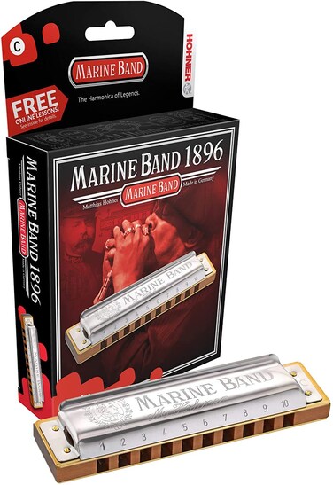 Hohner Marine Band Harmonica Key of Bb