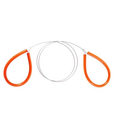 General Tools PVC Pipe Cable Saw 85824Inch  Serrated and Cuts PVC PE and ABS Pipes  Hand Tools Orange Silver