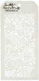 Stampers Anonymous Tim Holtz Layered Stencil 4125Inch by 85Inch Doily White