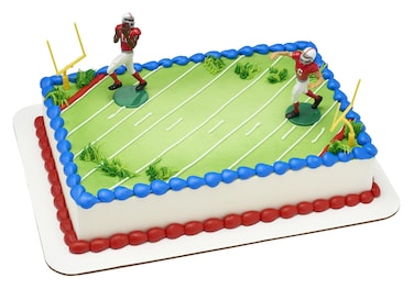 FootballTouchdown DecoSet Cake Decoration