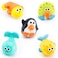 Sassy Bathtime Pals Squirt and Float Toys 9 Months Set of 5 Sea Characters