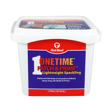 Red Devil 0540 ONETIME Patch  Prime Lightweight Spackling Pack of 1 White