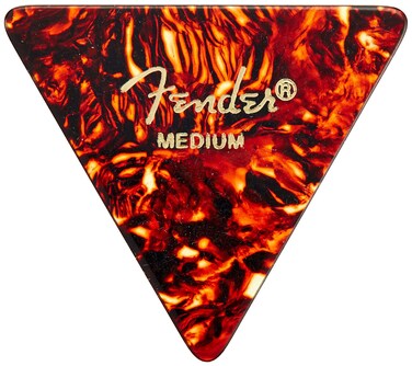 Fender Classic Celluloid Guitar Picks 355 Shape Tortoise Shell Medium 12Pack