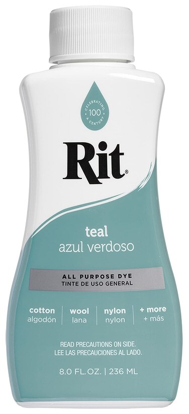 Rit All Purpose Liquid Dye 8 Fl Oz Teal