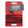 SUNEX TOOLS 2637 12 Drive Master Impact Hex Driver Set 20Piece SAEMetric 14  34 6mm  19mm CrMo Steel Dual Size Markings Heavy Duty Storage Case Meets ANSI Standards