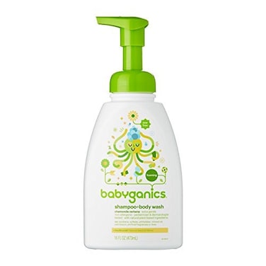 Babyganics Baby Shampoo and Body Wash Chamomile Verbena 16 Ounce