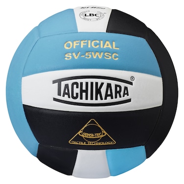 Tachikara SV5WSC SensiTec Composite High Performance Volleyball Powder BlueWhiteBlack  SV5WSCPBWB