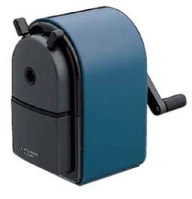 Uni KH20 Hand Crank Wooden Pencil Sharpener  Blue japan import