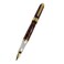 Gullor Beautiful Calligraphy  Art Fountain Pen Jinhao 250 Black with Orange Grain Pen Golden Clip Pen