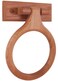 LDR Industries 165 9840 Rustic Oak Towel Ring No Size