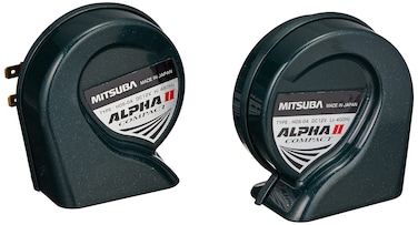Mitsuba HOS04G Alpha II Compact Horn Car San Kowa Made in Japan
