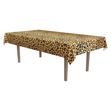 Beistle Leopard Print Table Cover