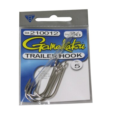 Gamakatsu Spinner Bait Trailer Hook Silver