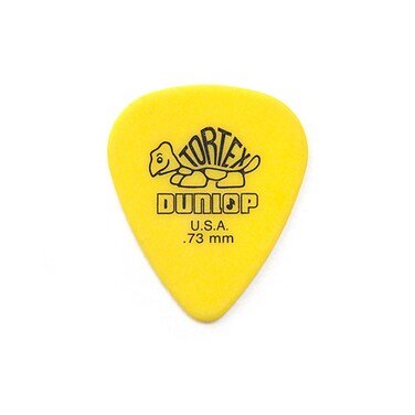 Dunlop Tortex Standard 73mm Yellow Guitar Pick 12 Pack