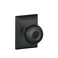 Schlage F51A GEO 622 ADD Georgian Door Knob with Addison Trim Keyed Entry Lock Matte Black