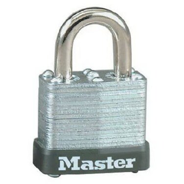 Master Lock 105D Wide Warded Padlock 118inch SteelSilver