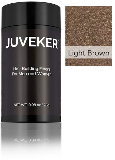 Hair Building Fibers Instantly Conceal Thinning Hair and Bald Spots for Men  Women Large 28 Grams Bottle  Undetectable Washes Away For All Hair Types No Animal Byproducts Light Brown