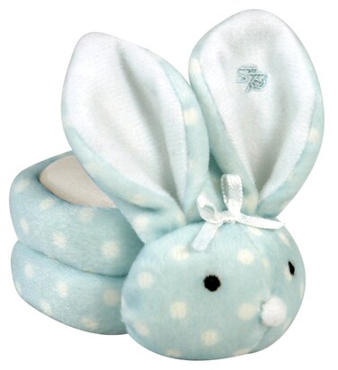 Stephan Baby Boo Bunnie Comfort Toy and Boo Cube Baby Boy Polka Dot