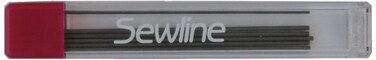 Sewline Fabric Pencil Ceramic lead refill Black Fab50006 6 Count