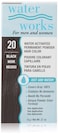 Water Works Water Activated Permanent Powder Hair Color for Men and Women 20 Black