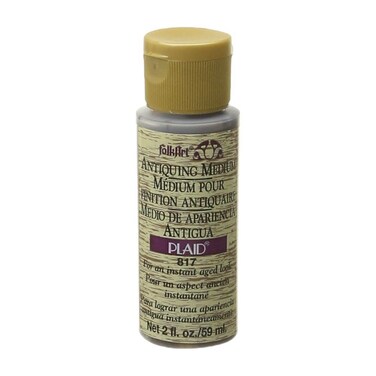 FolkArt 817N Acrylic Antiquing Medium 2Ounce 817 Woodn Bucket Brown Packaging may vary