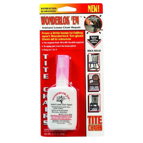 PC Products 20 gram Clear Adhesive for Chair Joint and Furniture Repair