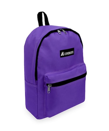 Everest Basic Backpack Dark Purple One Size