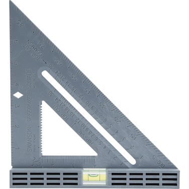 Swanson Tool T0111 Speedlite Level Square Layout Tool Gray