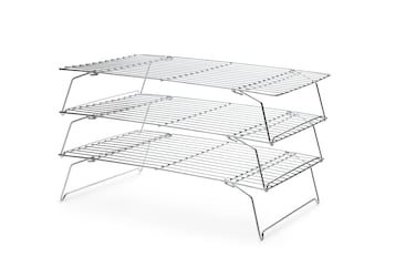 Fox Run 4698 Stackable Cooling Rack Set Chrome 3Piece