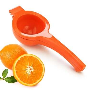 New Star Foodservice 42863 Enameled Aluminum Orange Squeezer Orange