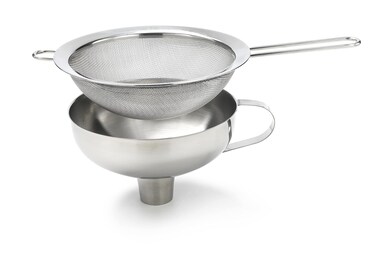iSi Combination Funnel with Sieve Insert for All Cream Food Whippers and Canning Universal Fit Stainless Steel
