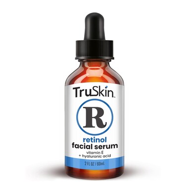 TruSkin Retinol Serum for Face  Gentle AntiAging Serum with Retinol Hyaluronic Acid and Vitamin E for A More Youthful Feel  Skin Care Made to Improve Fine Lines Wrinkles 2 fl oz