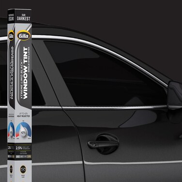 Gila XLB242 Xtreme Limo Black 25 VLT Automotive Window Tint DIY Glare Control UV Blocking 24in x 78in 2ft x 65ft
