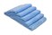 Autofiber Zeroedge Detailing Towel Pack of 5 Edgeless Microfiber Polishing Buffing Window Glass Waterless Rinseless Car Wash Towels Blue