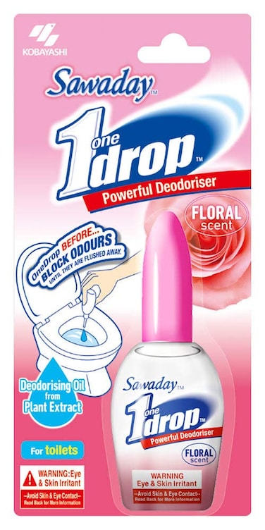 OneDrop BeforeYouGo Toilet Drops  067 Fl Oz  Floral Scent Clear