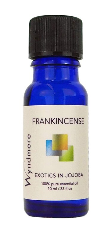 Wyndmere Essential Oils  Frankincense Essential Oil in Jojoba  100 Pure Therapeutic Quality  for Diffuser  10ml  Made in USA